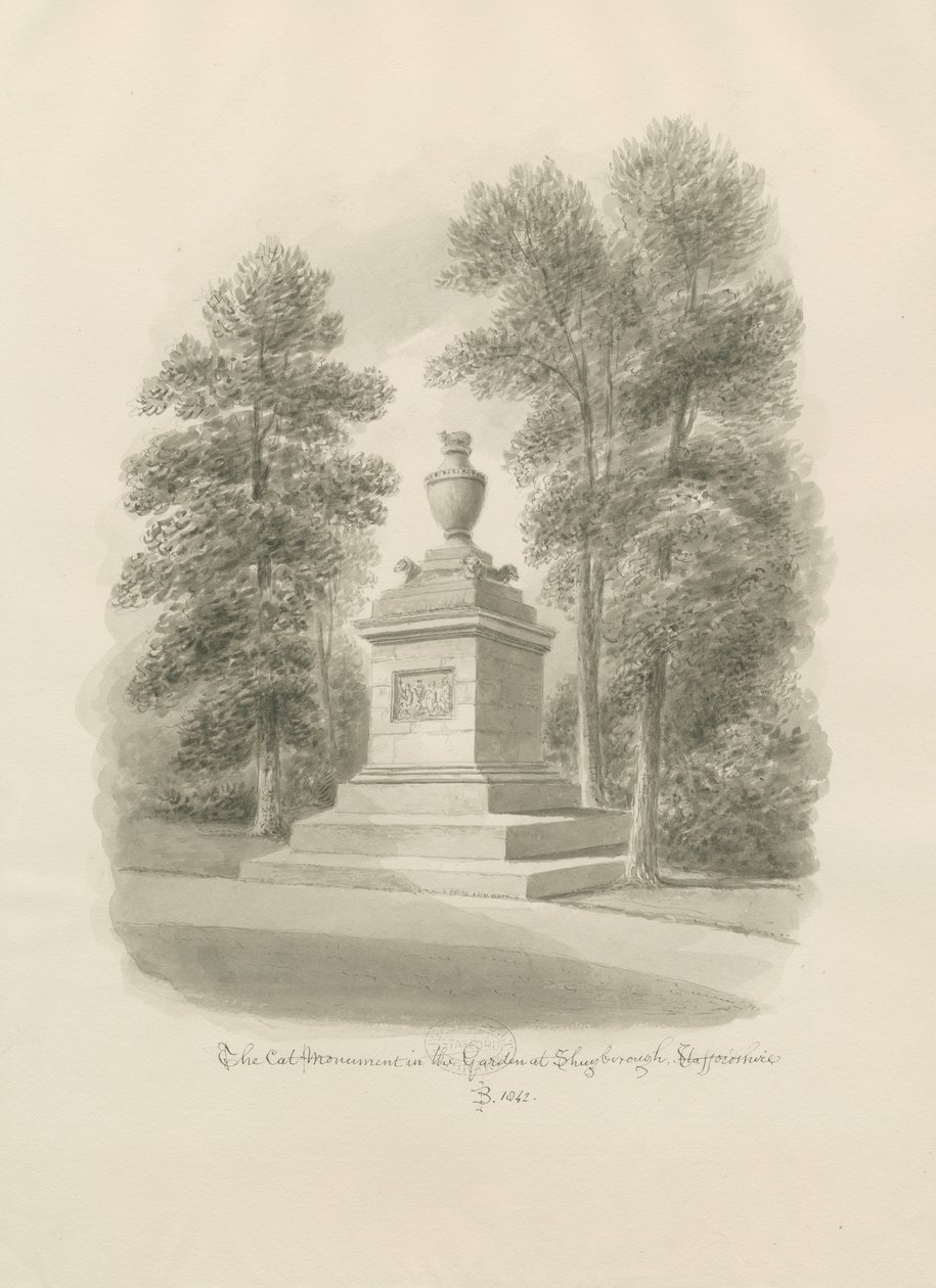 Shugborough - Katzenmonument von John Buckler