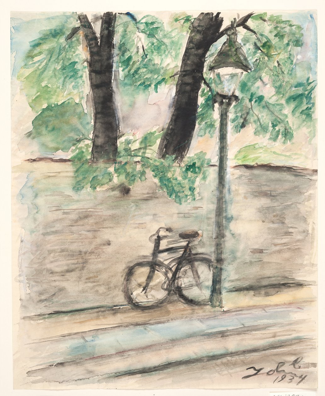 Stiller Morgen an der Mauer von John Christensen