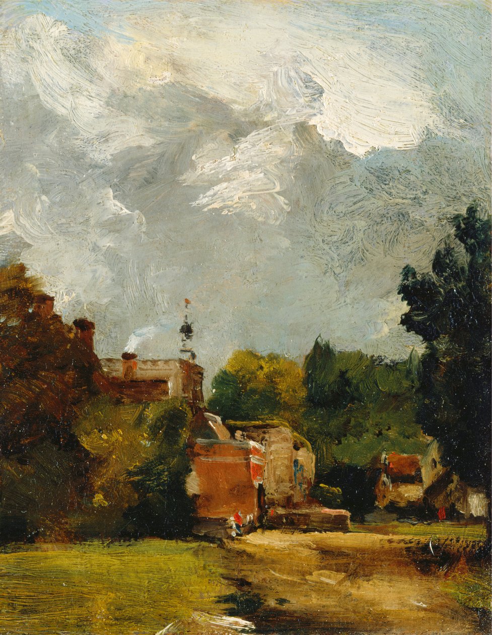 Kirche von East Bergholt, 1809 von John Constable