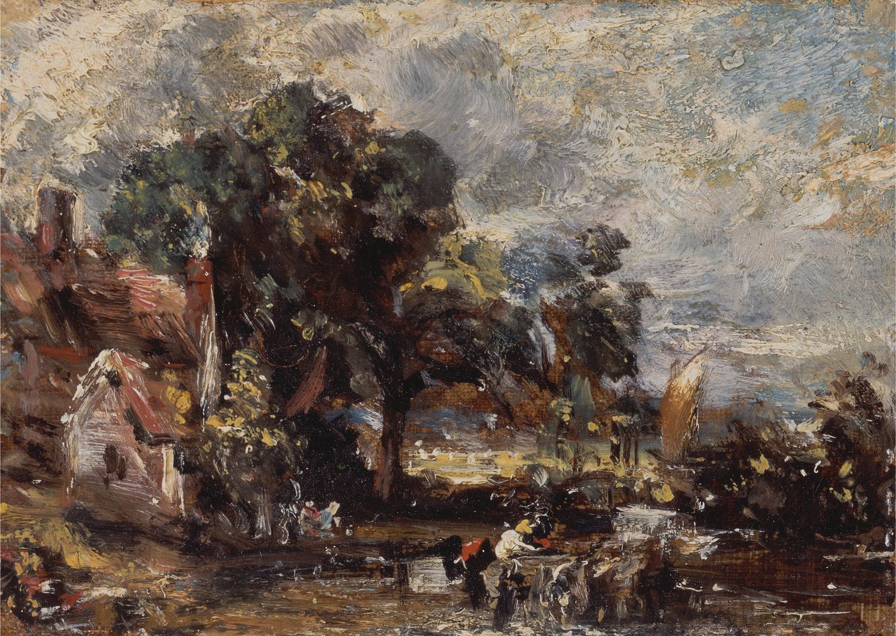 Skizze für Der Heuwagen, ca. 1820 von John Constable