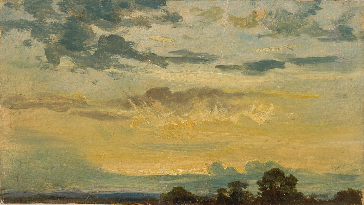 Sonnenuntergang im Sommer, frühes 19. Jahrhundert von John Constable