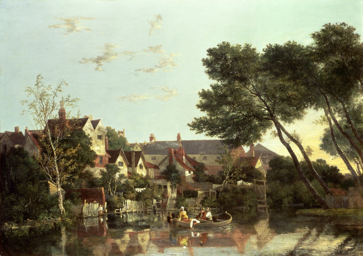 Norwich River, Nachmittag, ca. 1812-19 von John Crome