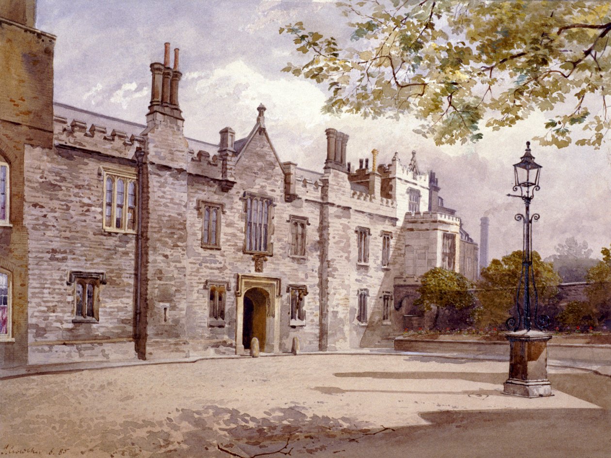 Meisterloge, Charterhouse, London, 1885 von John Crowther