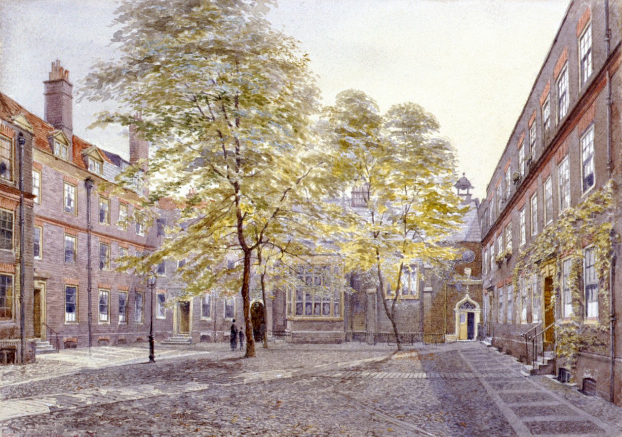 Ansicht von Staple Inn, London, 1882 von John Crowther