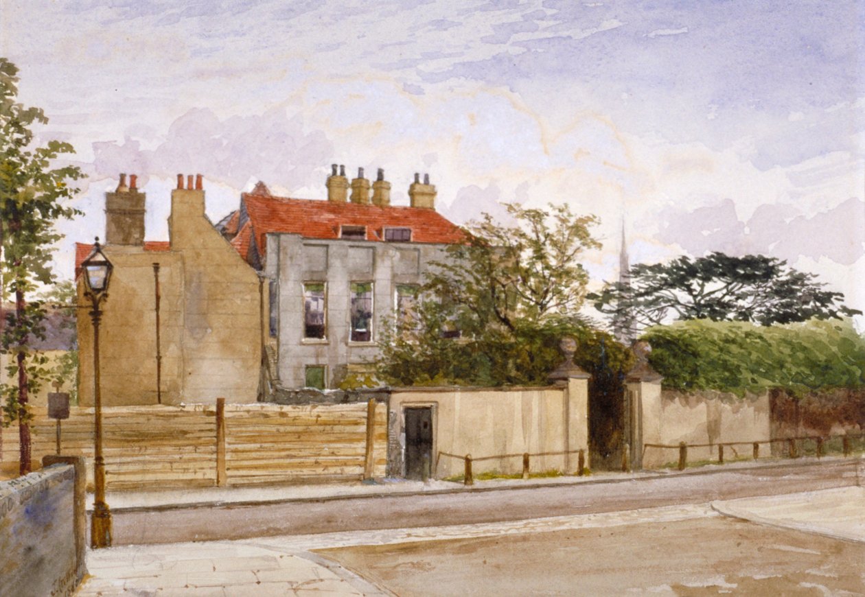 Ansicht des Turmhauses, Lambeth, London, 1880 von John Crowther