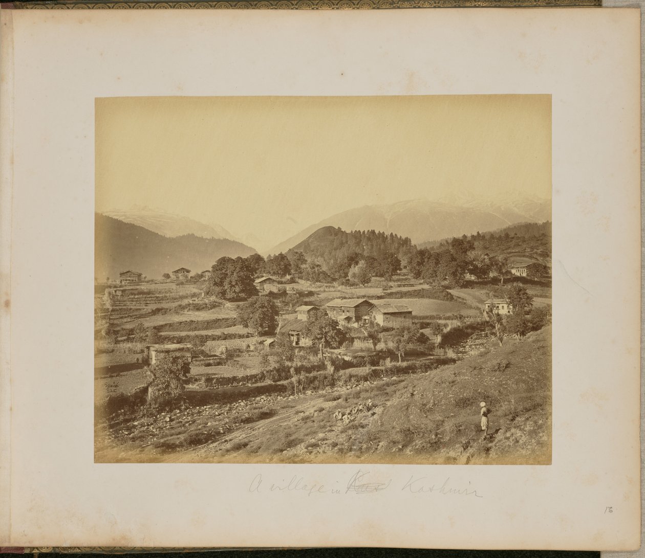 Ein Dorf in Kaschmir von John Edward Saché