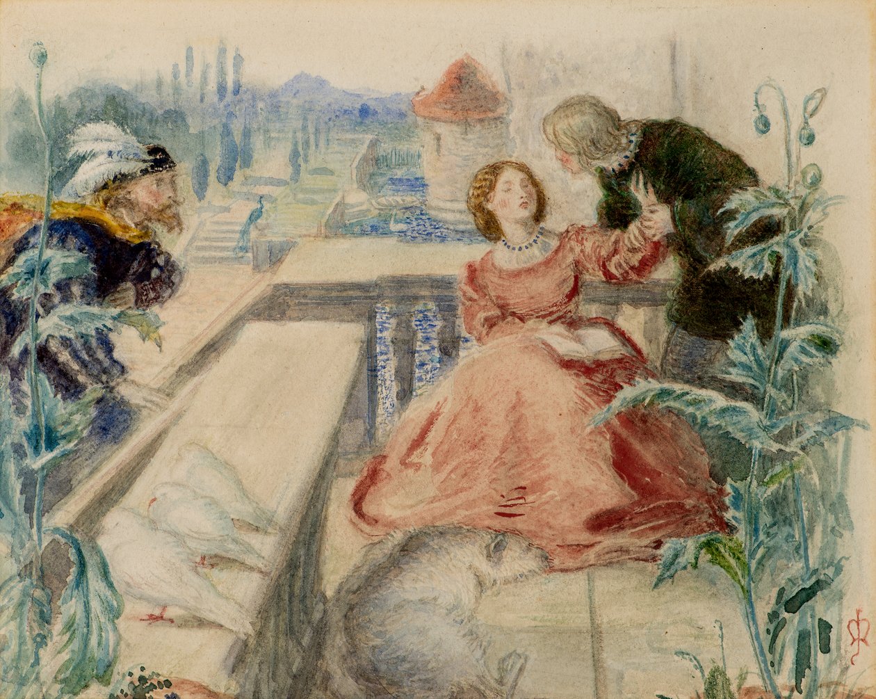 Entdeckung der Liebenden von John Everett Millais