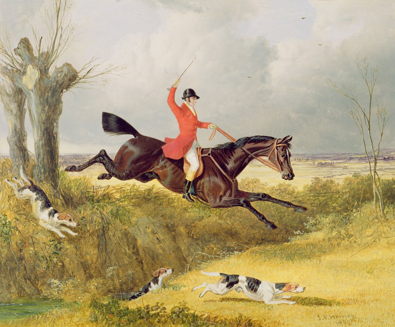Graben räumen, 1839 von John Frederick Herring Senior