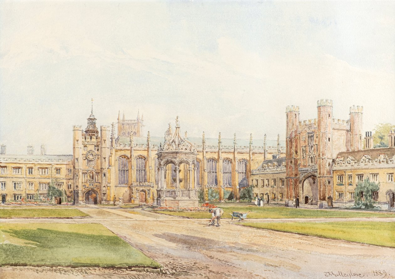 Großer Hof, Trinity College von John Fulleylove
