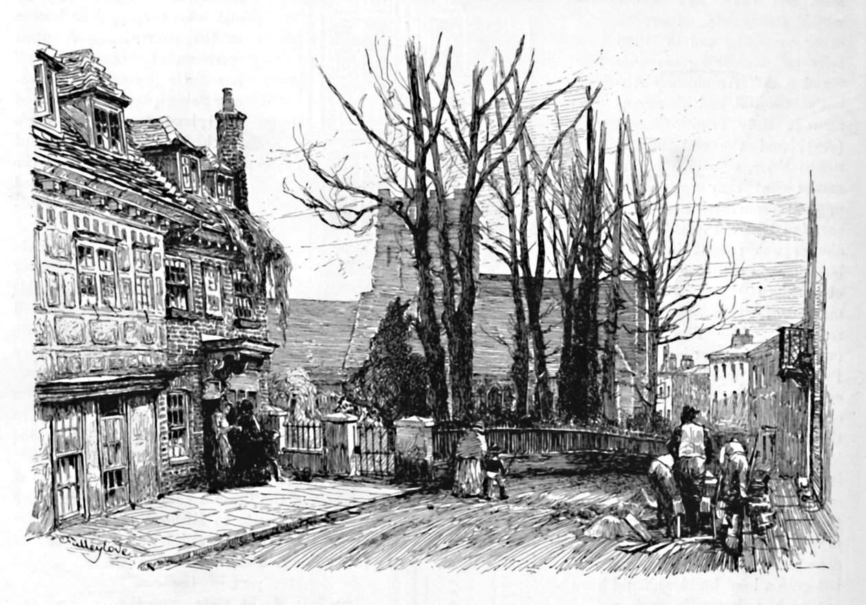 Quarry Street, mit St. Marys, 1886 von John Fulleylove