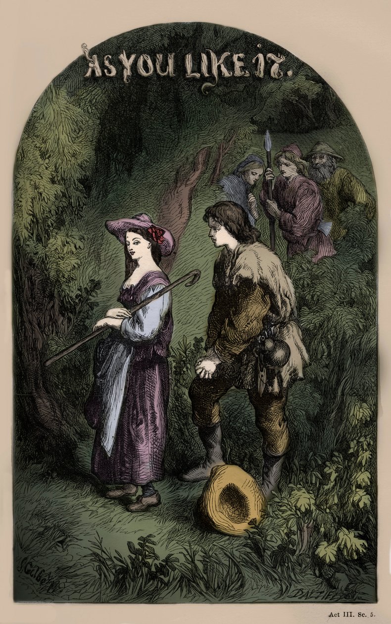 Wie es euch gefällt von William Shakespeare von John Gilbert