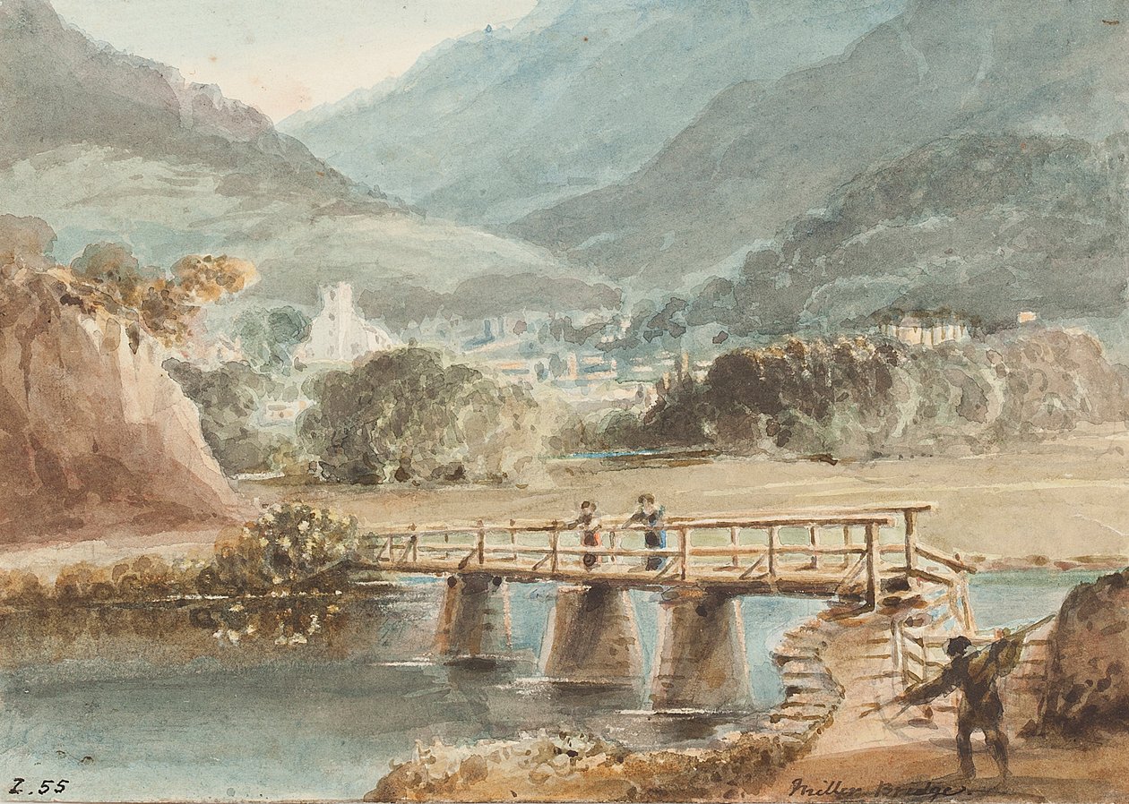 Alte Mühlenbrücke, 1843 von John Harden
