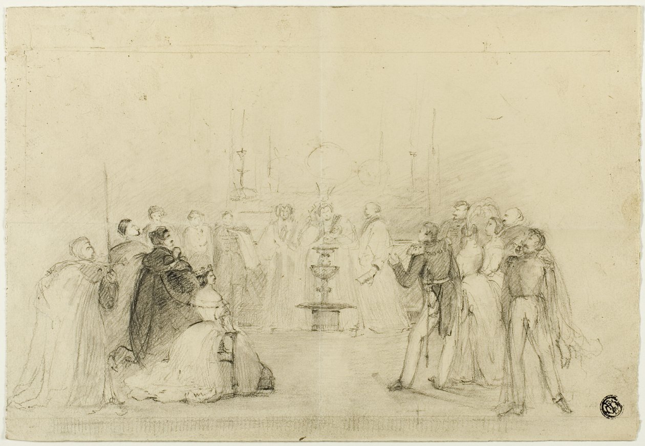Studie von John Hayter