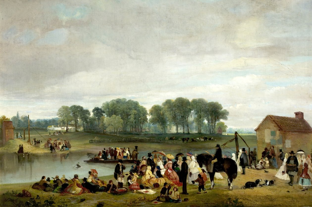 Wilford-Fähre, Nottingham (Das Kirschessen) von John Holland