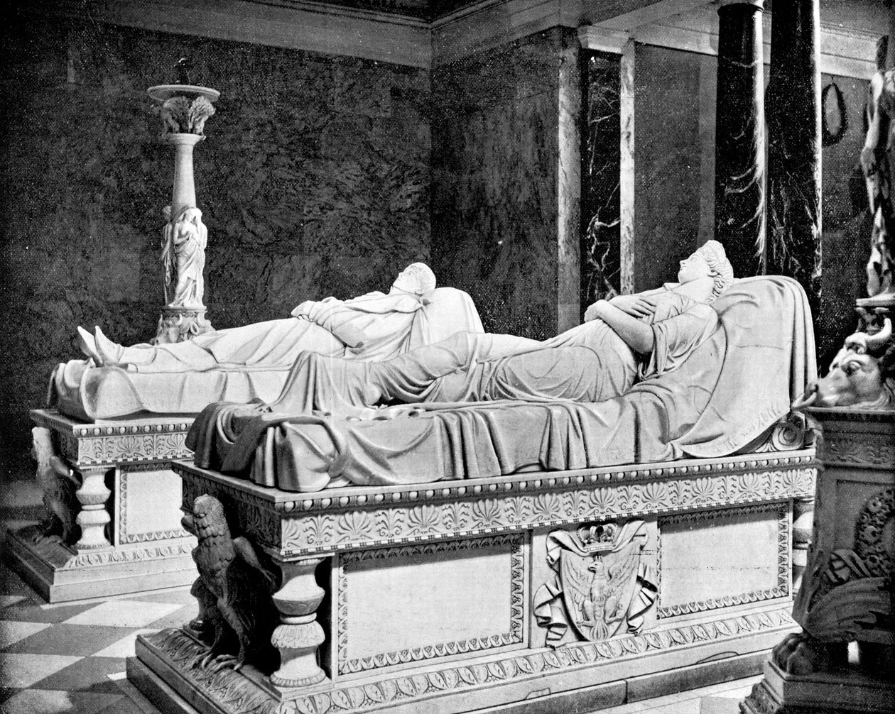 Mausoleum in Charlottenburg, Berlin, Deutschland, 1893 von John L. Stoddard