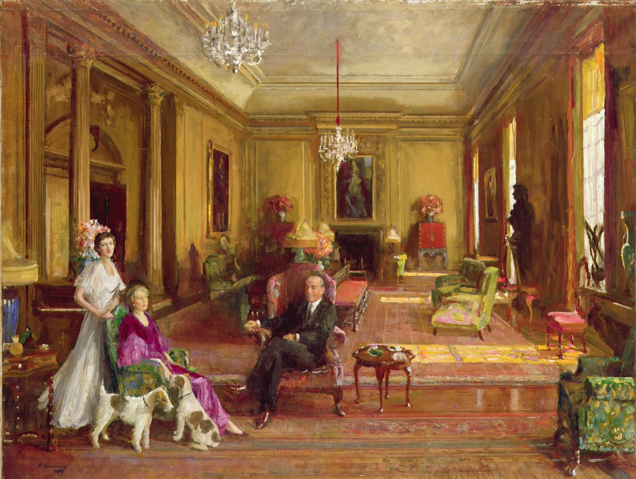 Lord Duveen von Millbank zu Hause von John Lavery