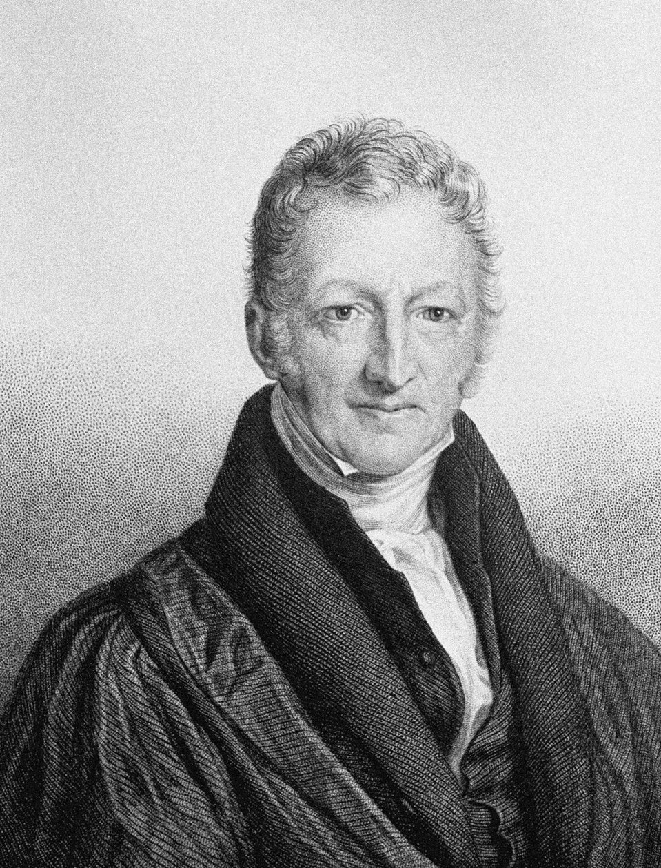 Porträt von Thomas Robert Malthus 1766-1834 von John Linnell