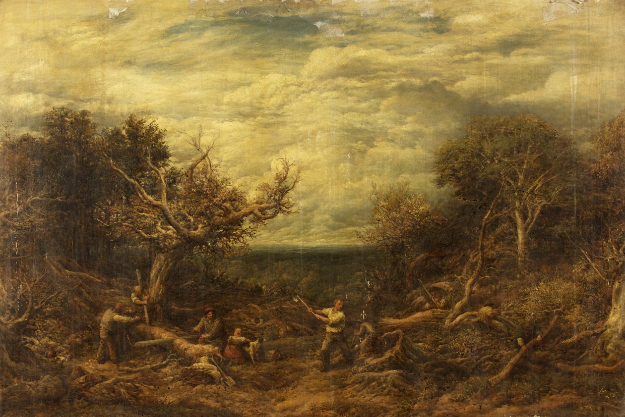 Die Holzfäller von John Linnell