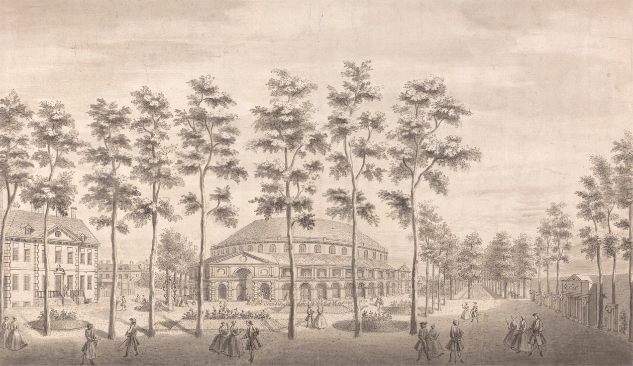 Die Rotunde und Gärten, Ranelagh von John Maurer