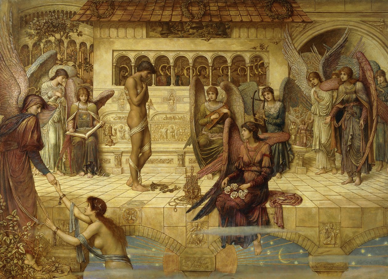 Die Festungen von Gottes Haus von John Melhuish Strudwick