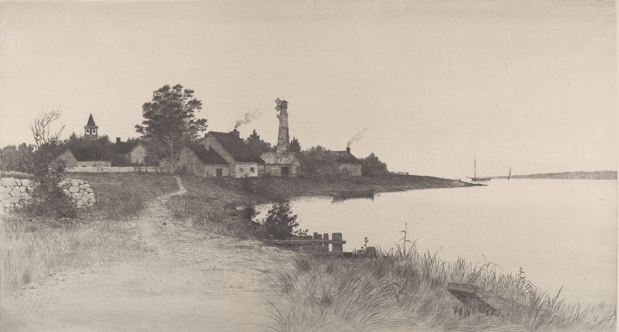 Unbetitelte Küstenszene, 1891 von John O. Anderson