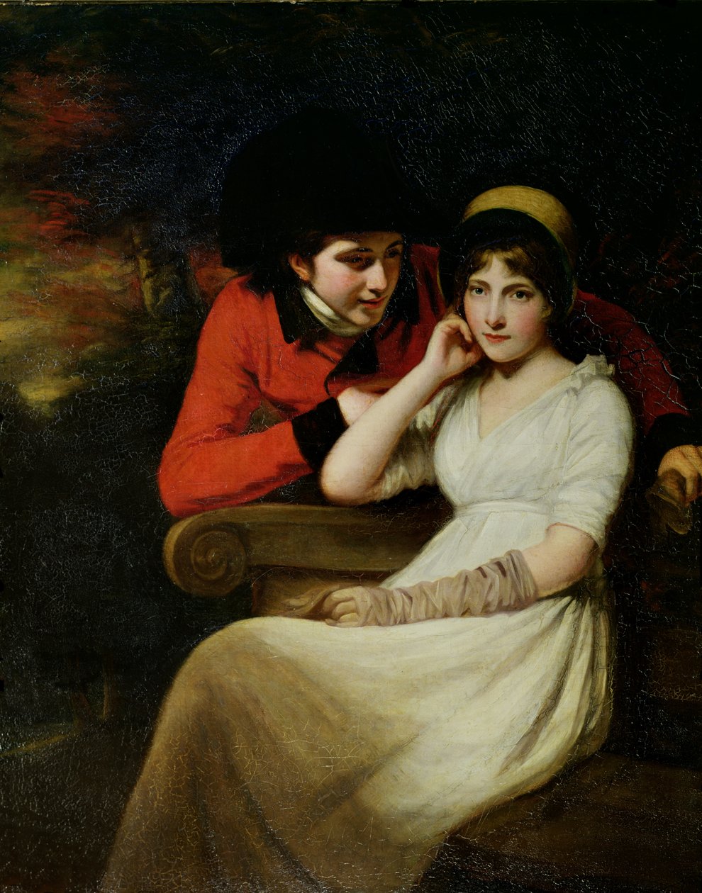Werbung im Park, 1797 von John Opie