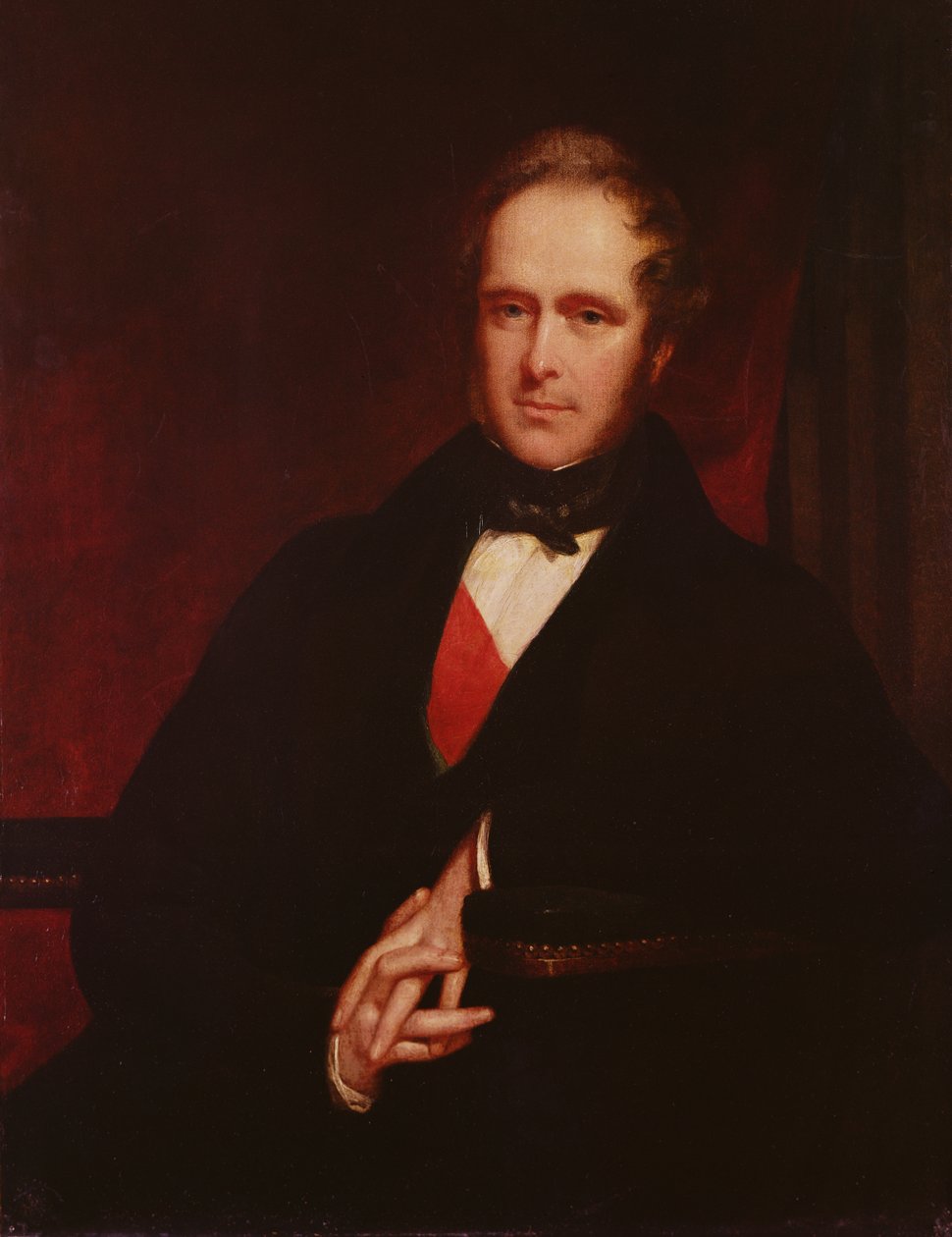 Porträt von Henry John Temple, 1844-45 von John Partridge