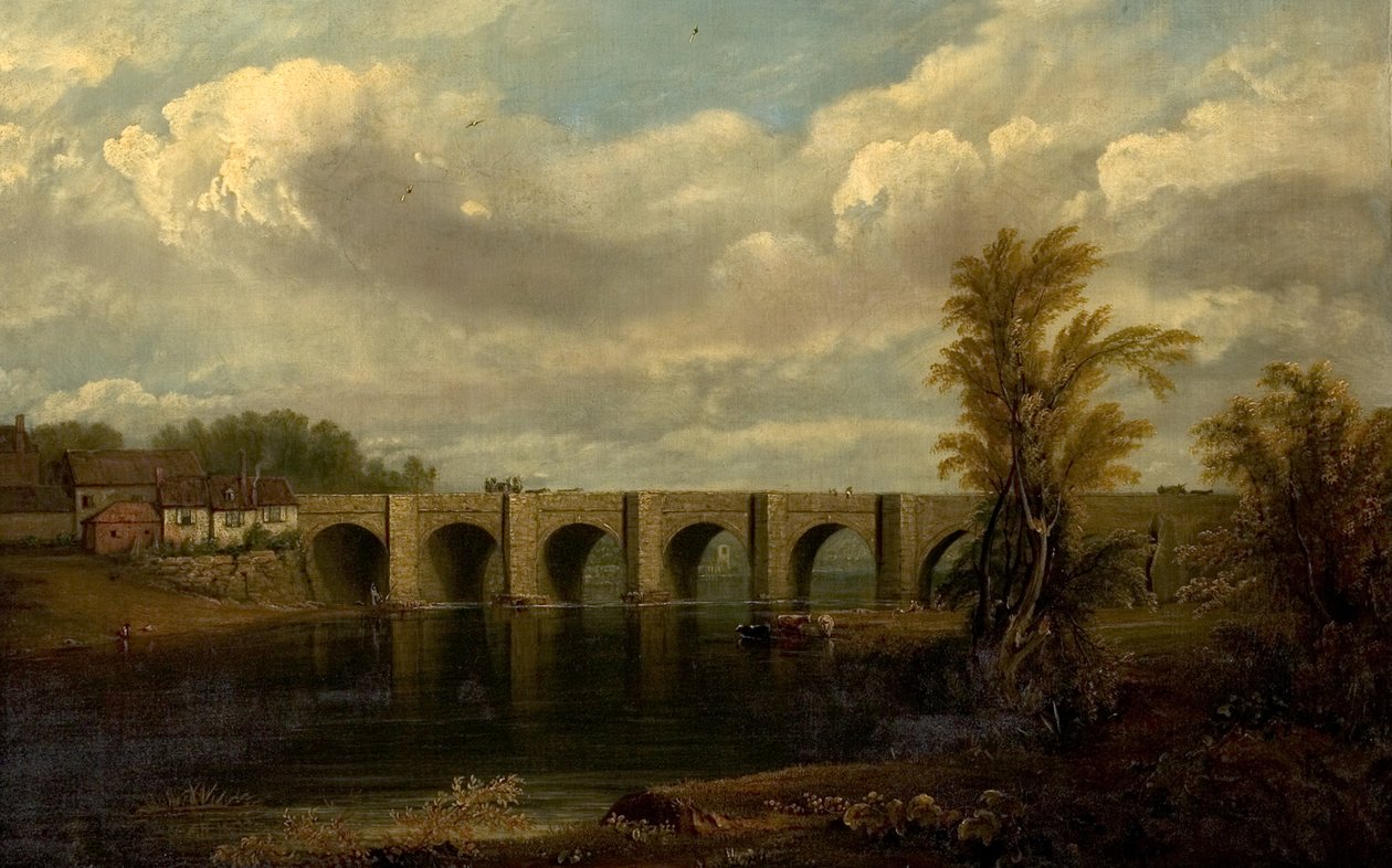 Alte Trent-Brücke, Nottingham, 1825 von John Rawson Walker