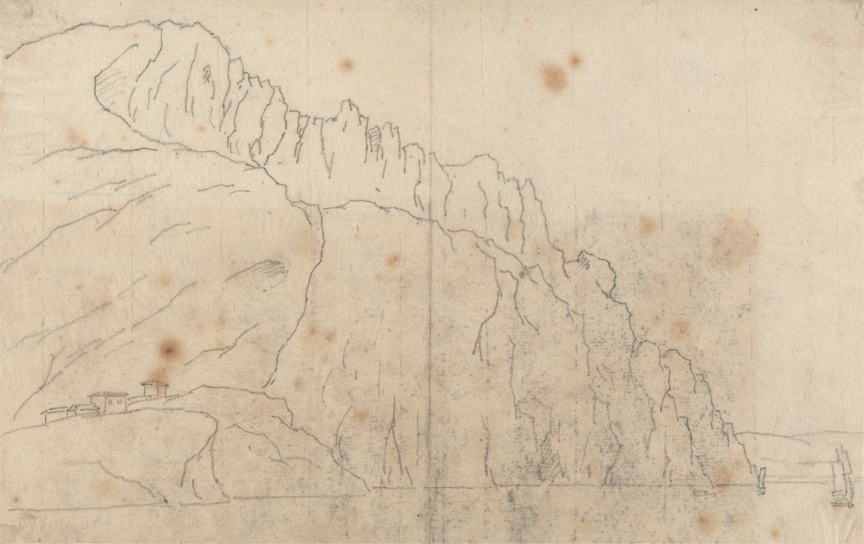Küste von Genua von John Robert Cozens