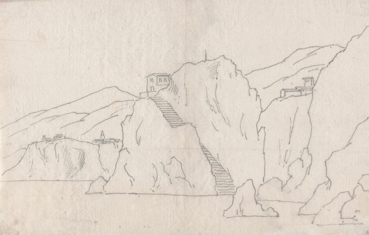 Felsenküste von John Robert Cozens