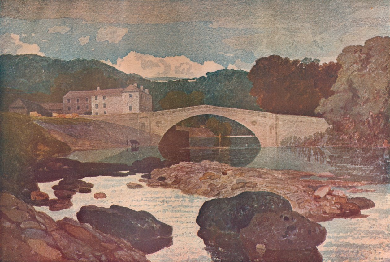 Greta Bridge, ca. 1807, 1911 von John Sell Cotman