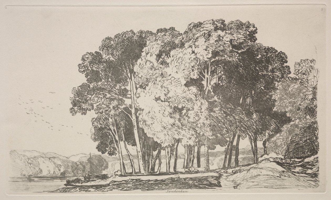 Liber Studiorum: Twickenham, 1838 von John Sell Cotman