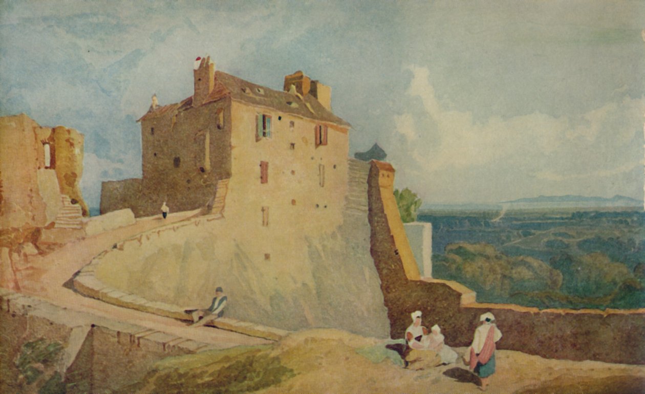Auf der Festung, Domfront, Frankreich, 1923 von John Sell Cotman