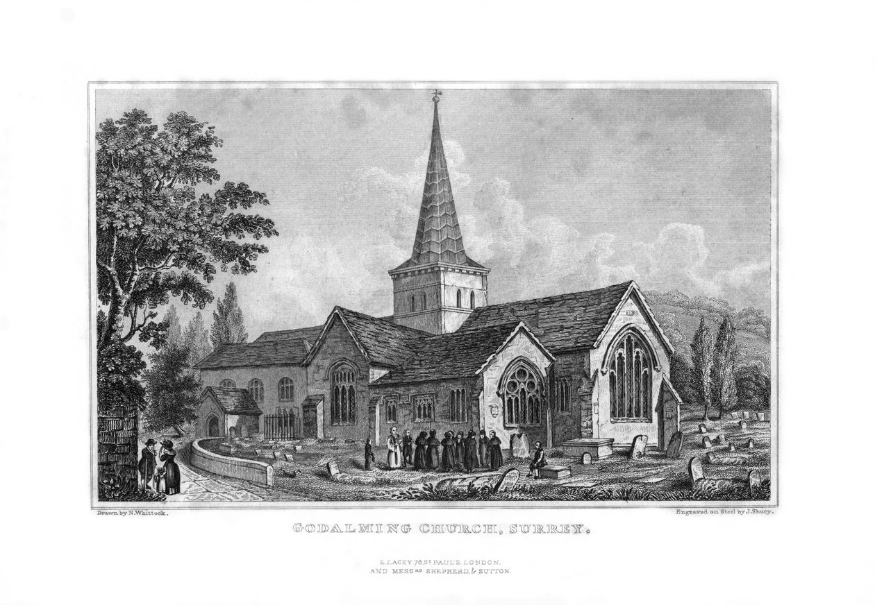Godalming Kirche, Surrey von John Shury