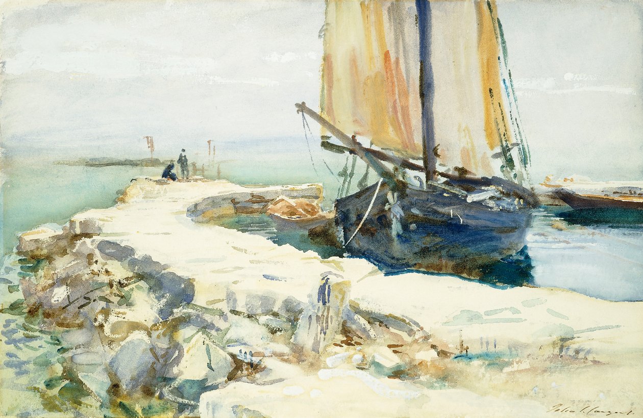 Über dem Gardasee von John Singer Sargent