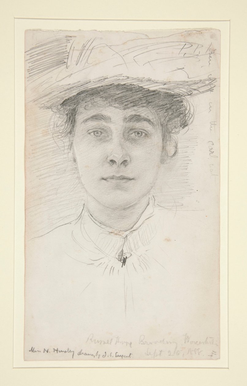 Fräulein N. Huxley von John Singer Sargent