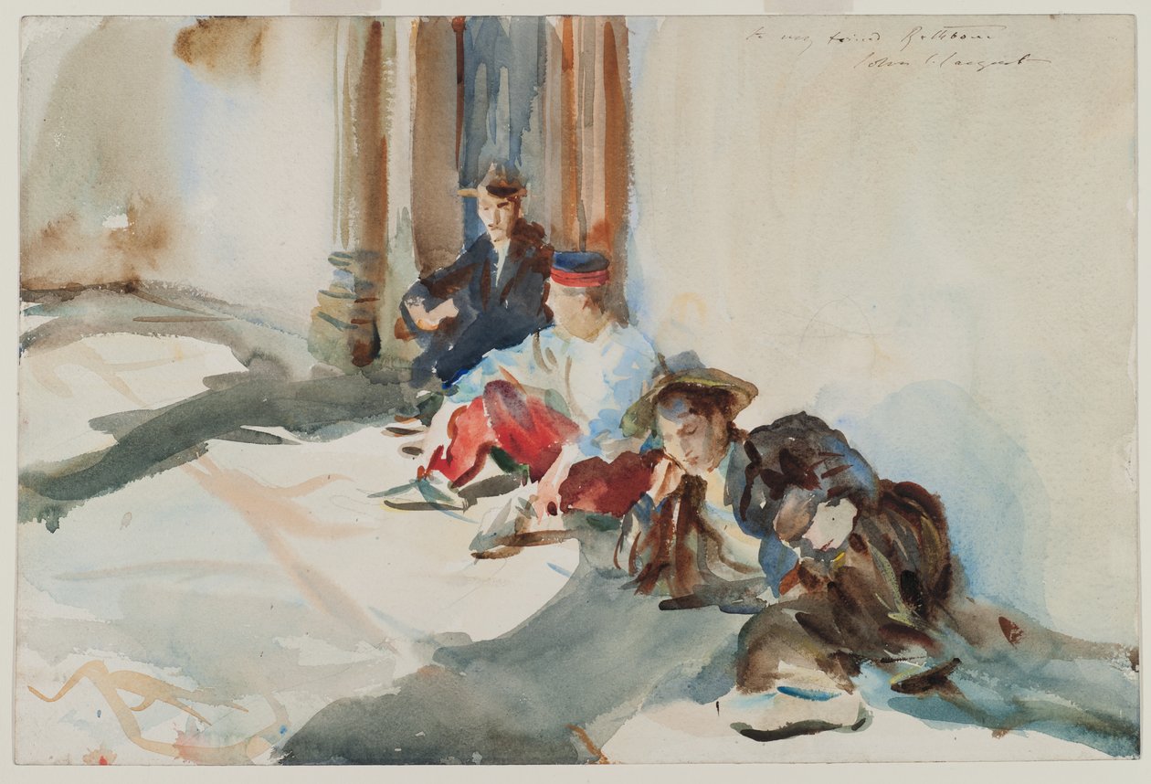 Spanische Soldaten, ca. 1902-03 von John Singer Sargent
