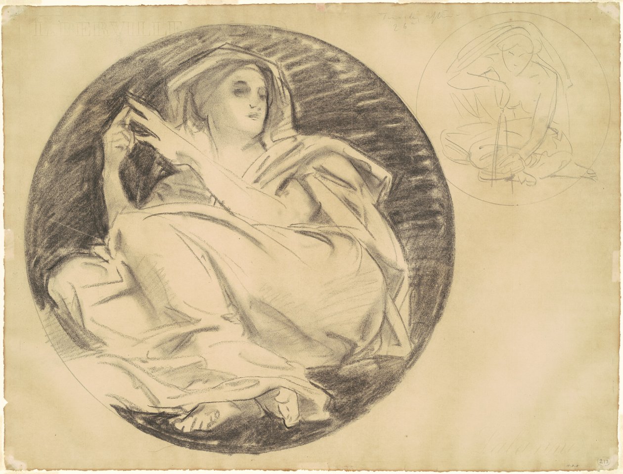 Studien für "Astronomie" von John Singer Sargent