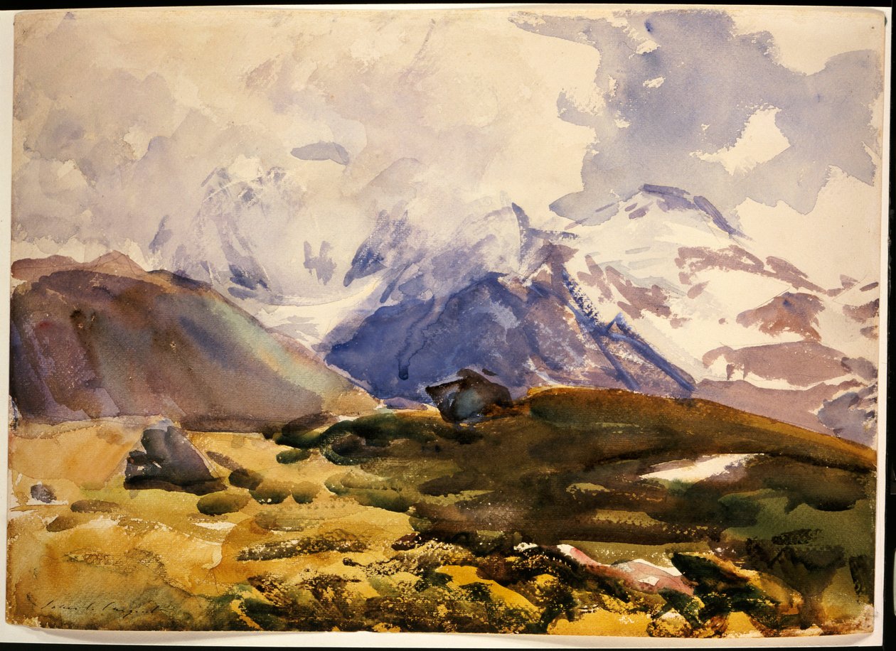 Der Simplon, ca. 1910 von John Singer Sargent