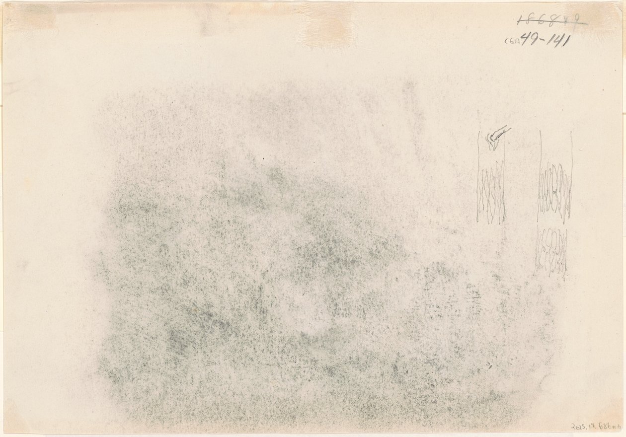 Baumstämme (verso) von John Singer Sargent