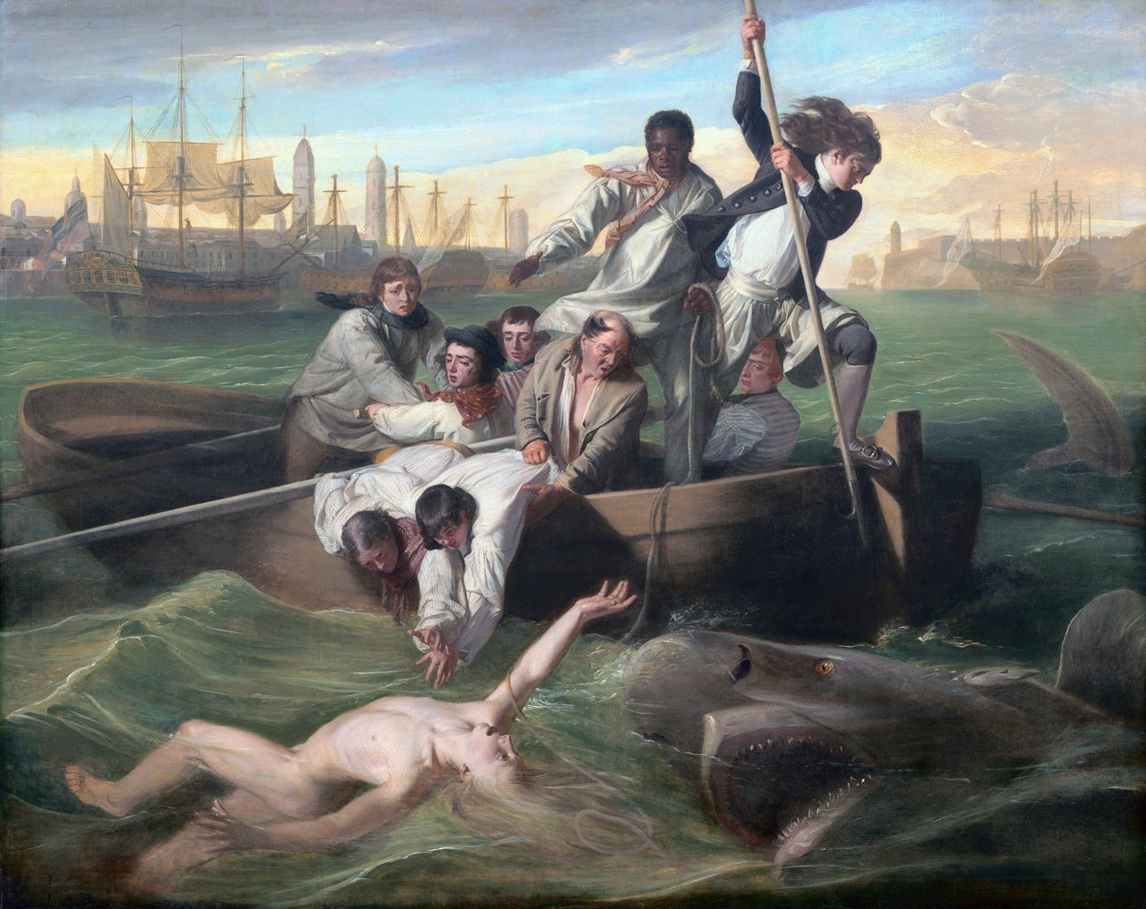 Watson und der Hai von John Singleton Copley