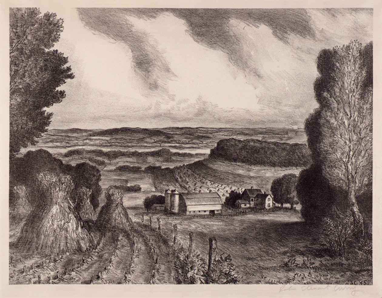 Tal des Wisconsin von John Steuart Curry