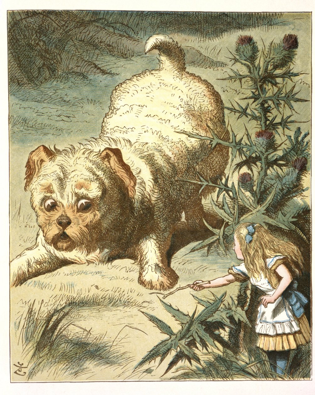 Dash der Welpe von John Tenniel