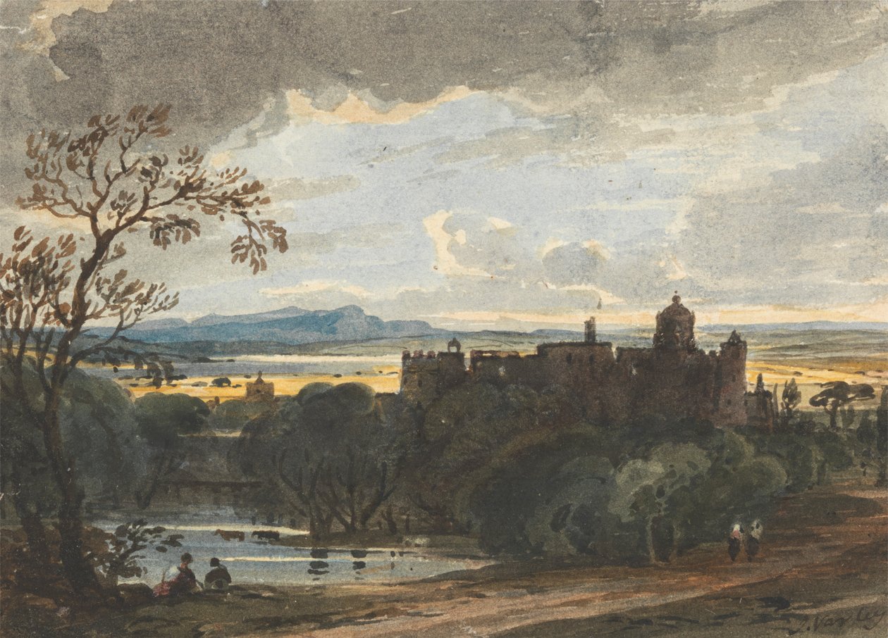 Linlithgow Palace von John Varley