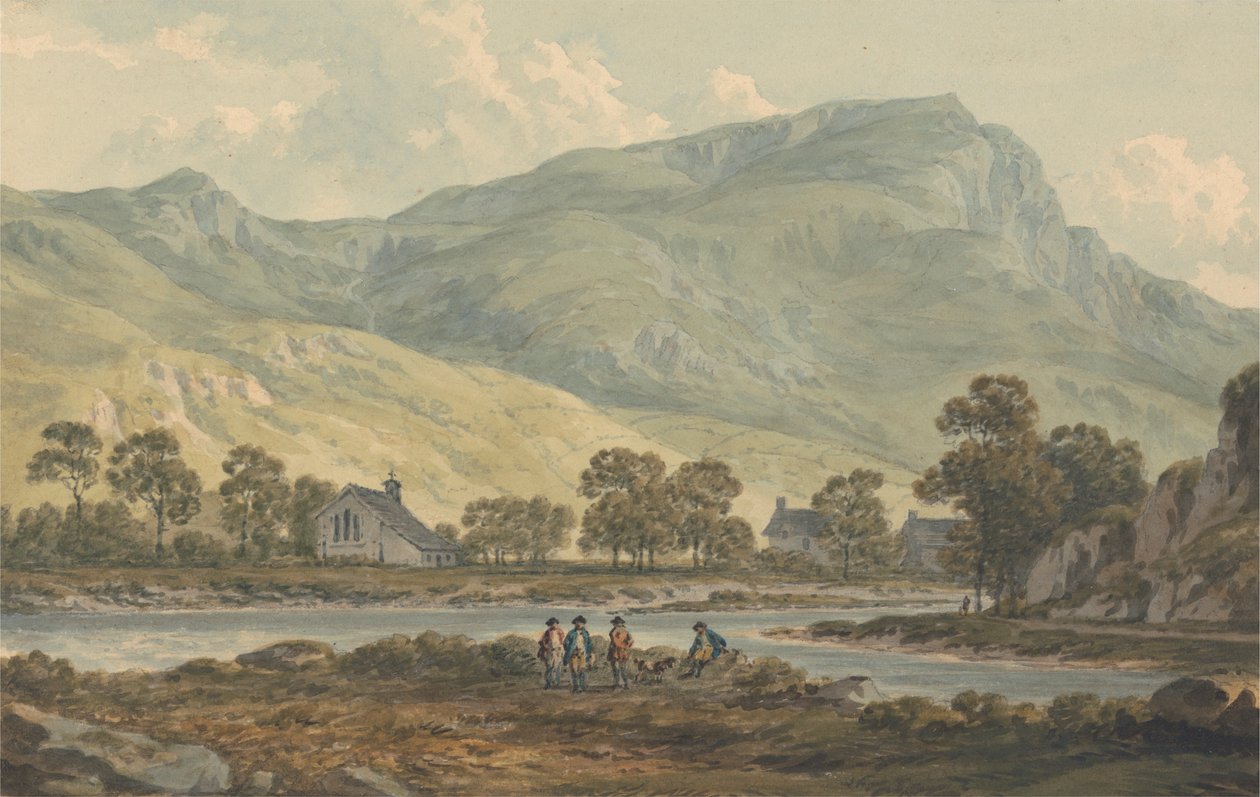 Das Priorat von Beddgelert, Caernarfonshire von John Warwick Smith