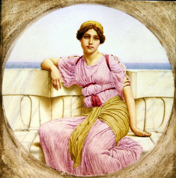 Reflexionen, 1918 von John William Godward