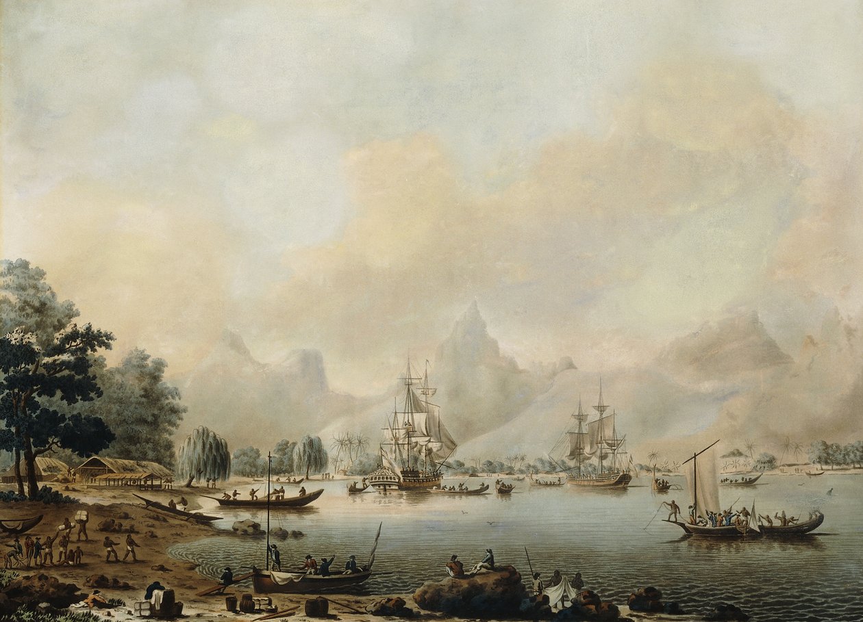 Ein Blick auf Moorea von John the Younger Cleveley