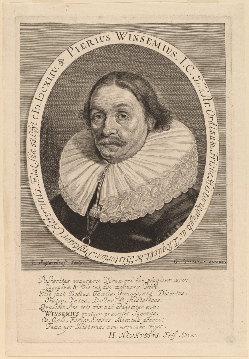 Petrus Winsemius von Jonas Suyderhoff