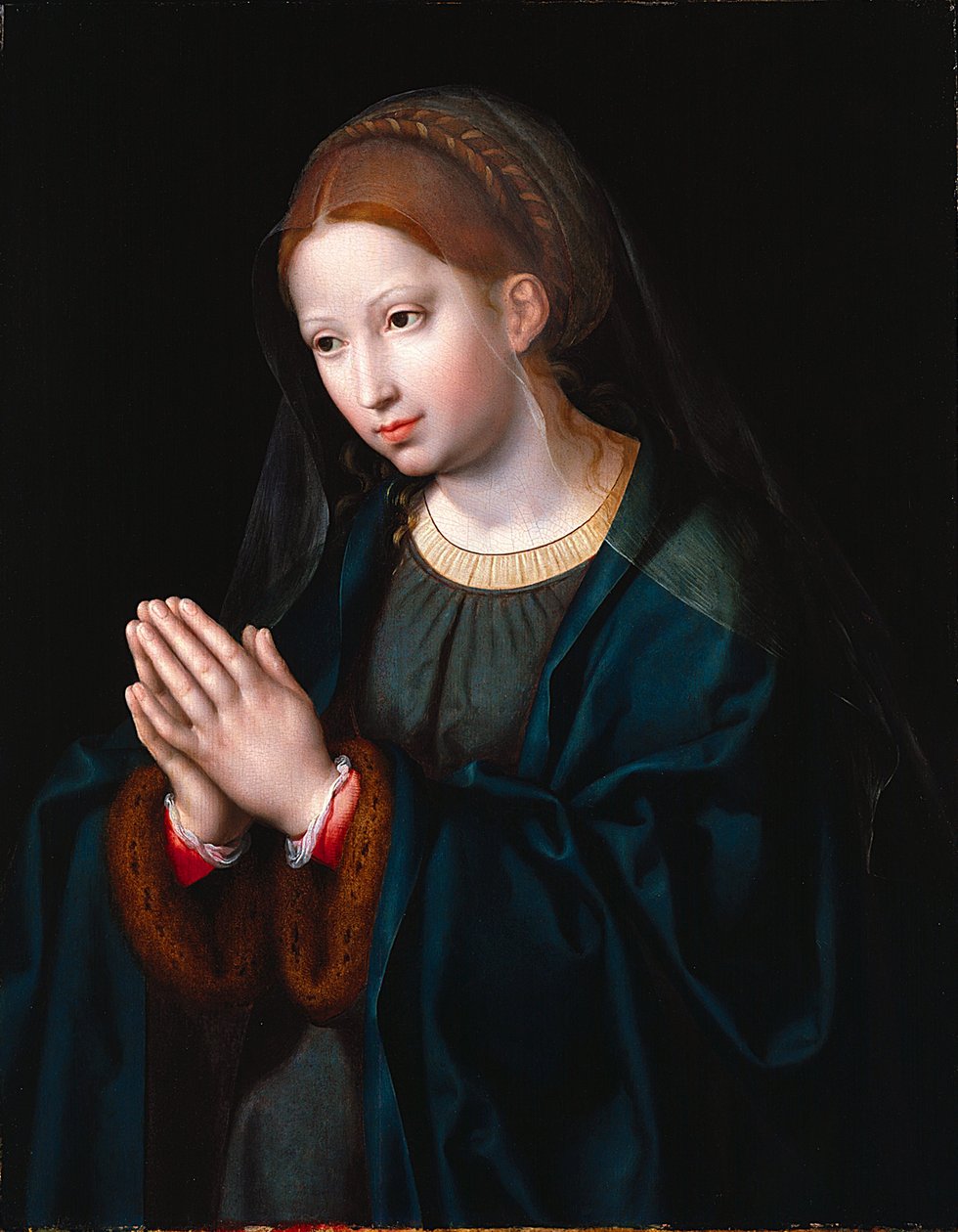 Die Jungfrau im Gebet von Joos van Cleve