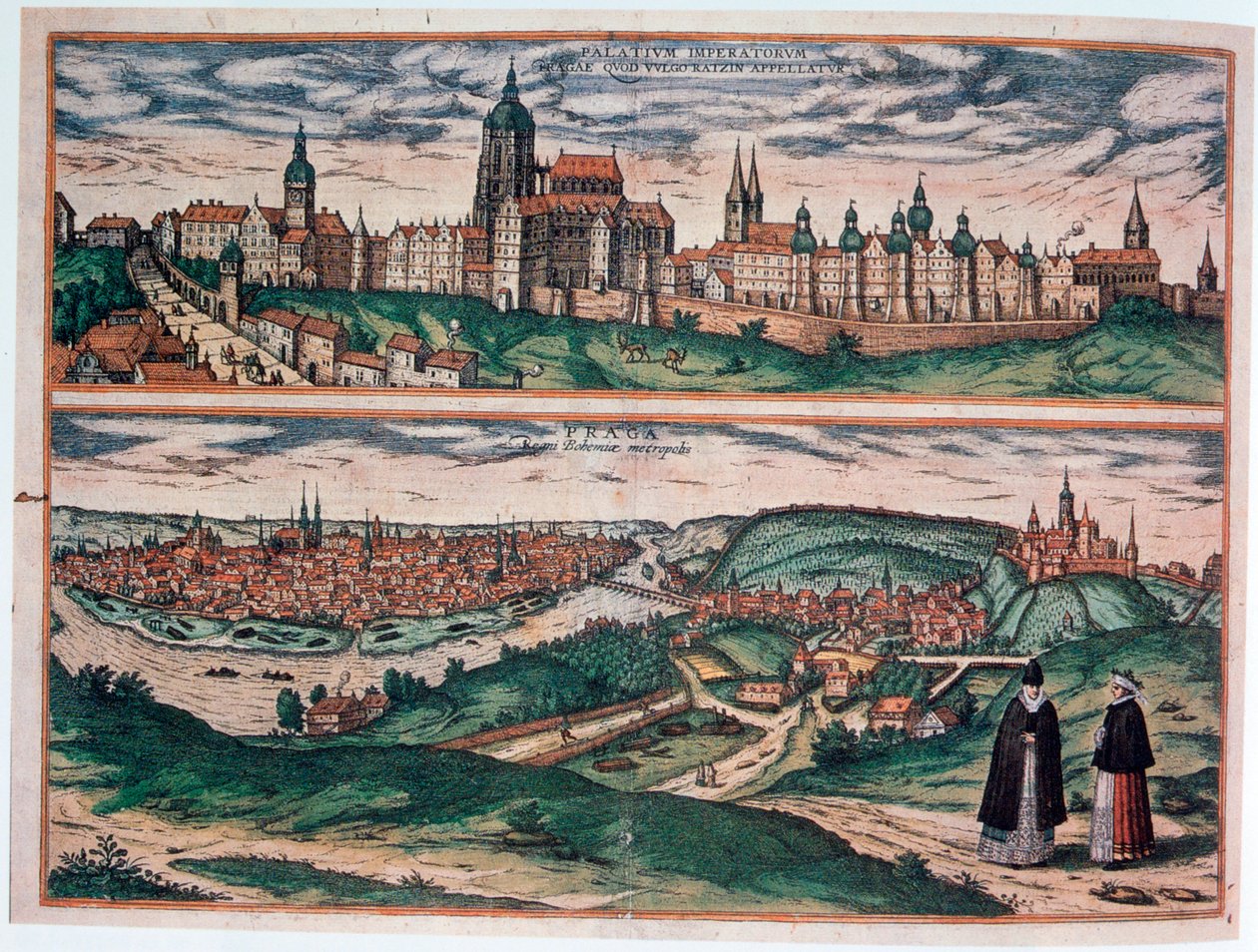 Ansicht von Prag von Joris Hoefnagel